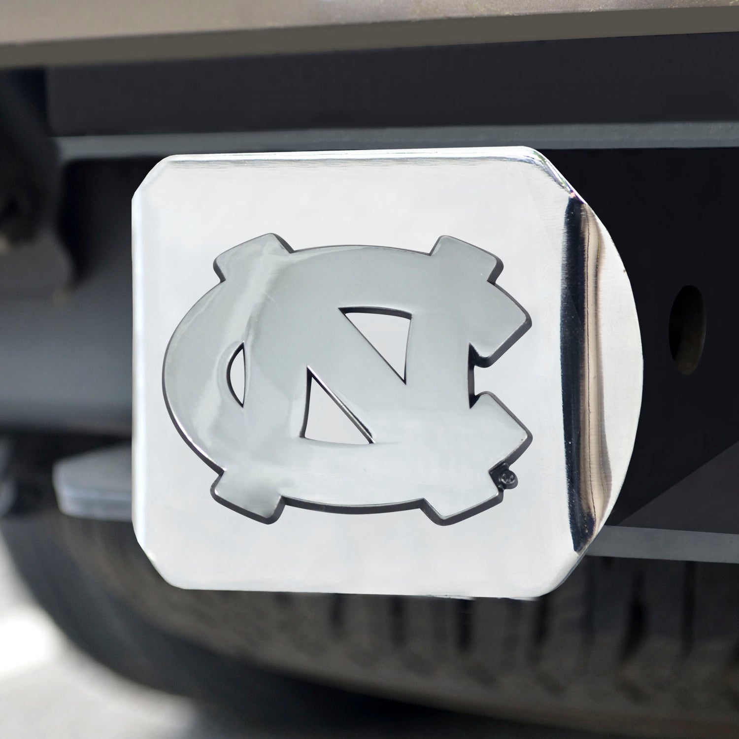 Fanmats North Carolina Tar Heels Hitch Cover - Chrome Fanmats