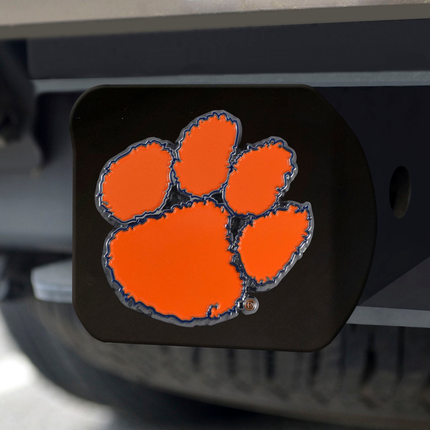 Fanmats Clemson Tigers Color Hitch Cover - Black