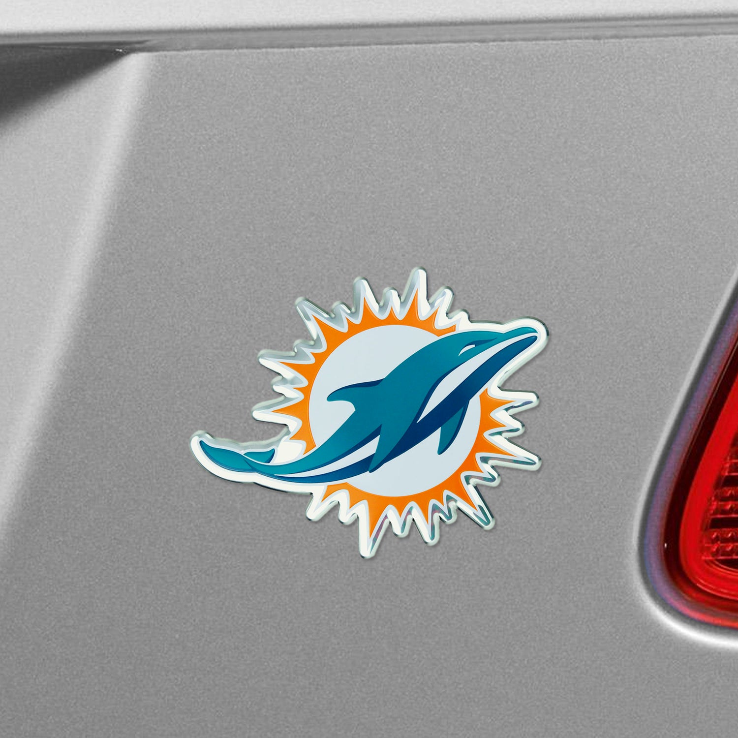 Fanmats Miami Dolphins Embossed Color Emblem