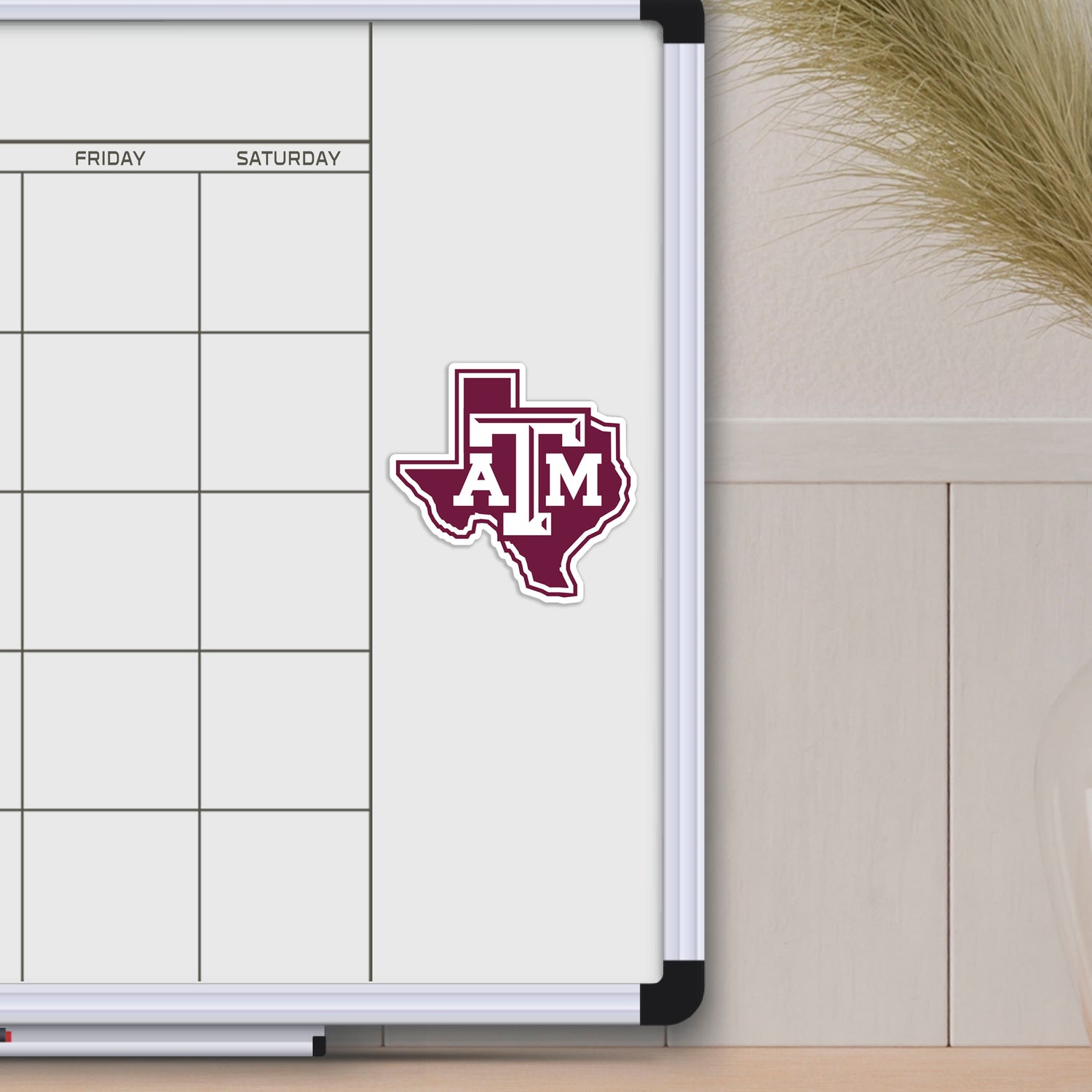 Fanmats Texas A&M Aggies State Shape Decal Fanmats