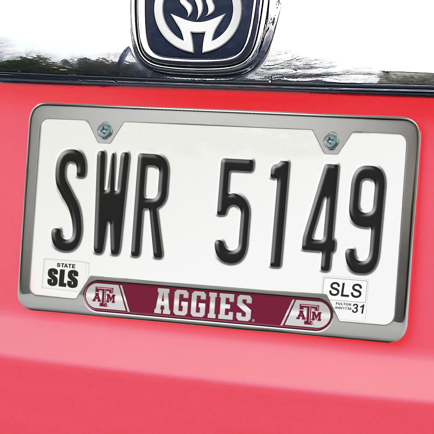 Fanmats Texas A&M Aggies Embossed License Plate Frame Fanmats