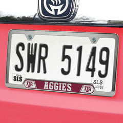 Fanmats Texas A&M Aggies Embossed License Plate Frame Fanmats