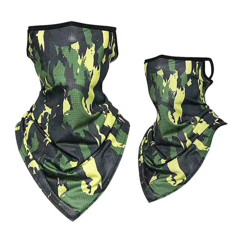 Face Mask Breathable Neck Cover Camo Print PinkPro Beauty Supply