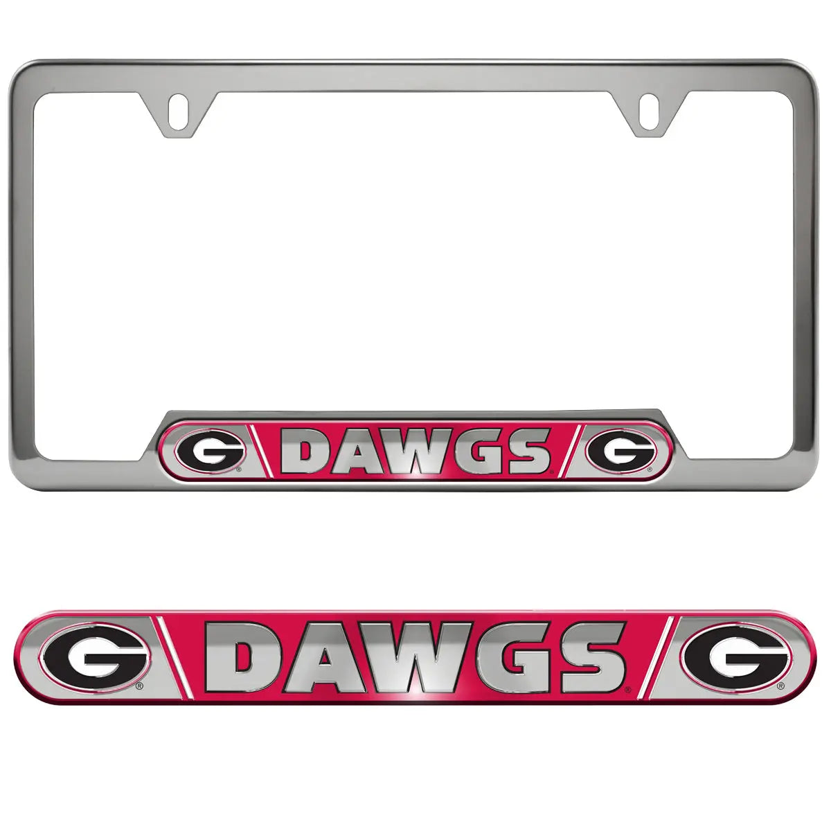 Fanmats Georgia Bulldogs Embossed License Plate Frame Fanmats