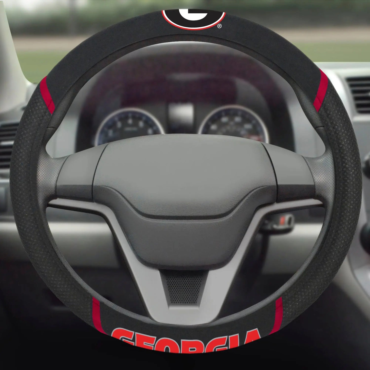 Fanmats Georgia Bulldogs Steering Wheel Cover Fanmats