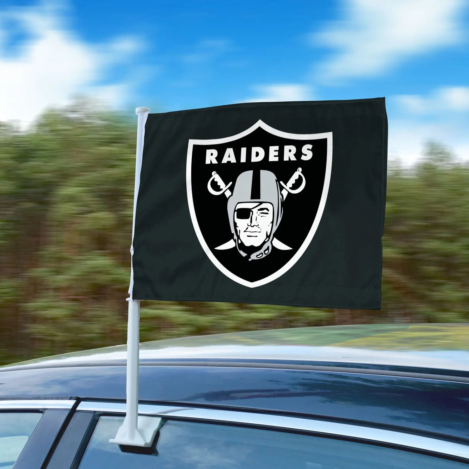 Fanmats Las Vegas Raiders Car Flag Fanmats