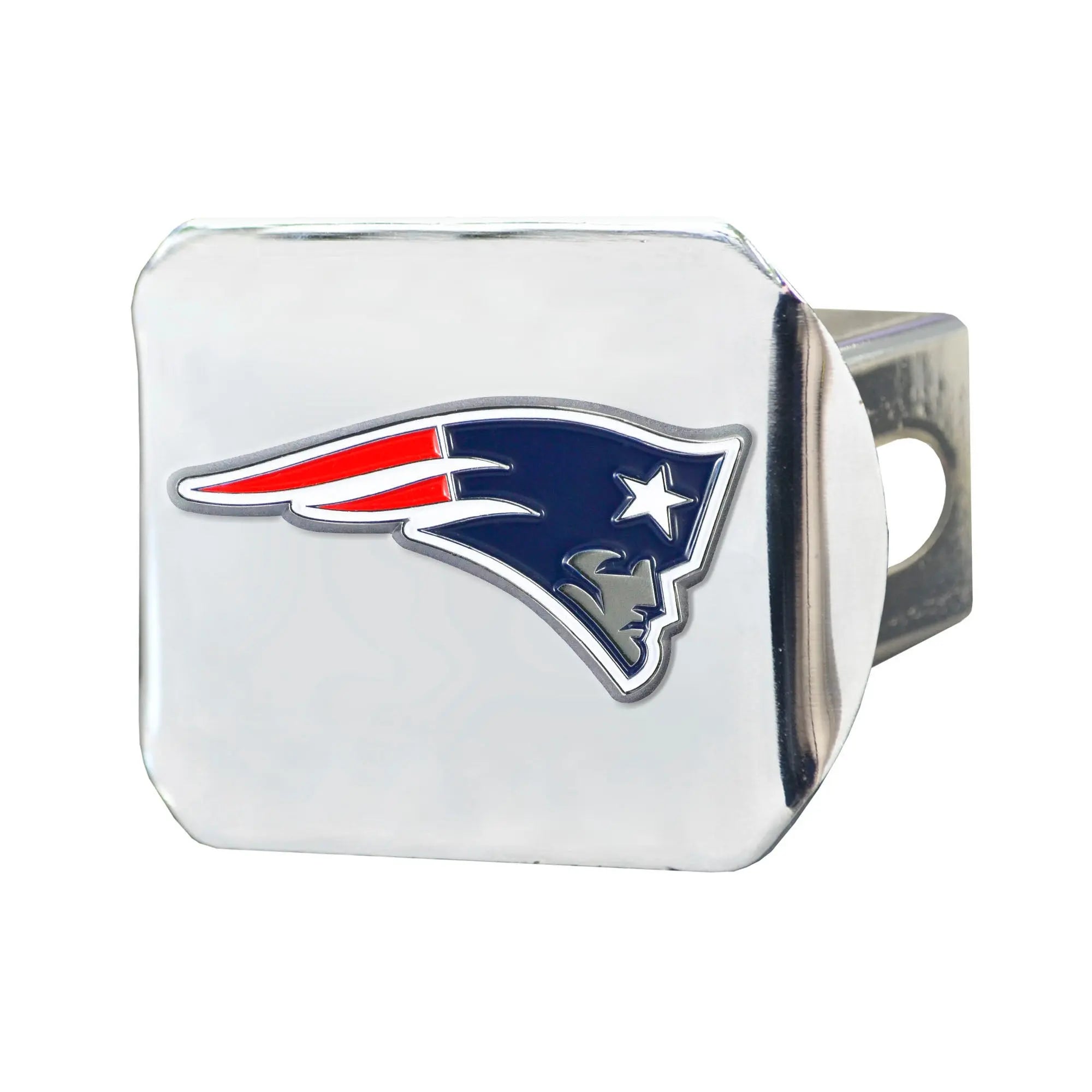 thumbnail image 2 of FANMATS New England Patriots 3D Metal Hitch Cover - Black, Fits 2" Square Hitches 2 of 14