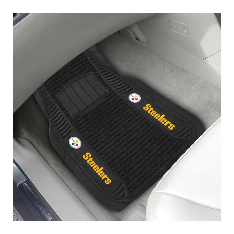 Fanmats Pittsburgh Steelers 2pc Deluxe Car Mat Set Fanmats
