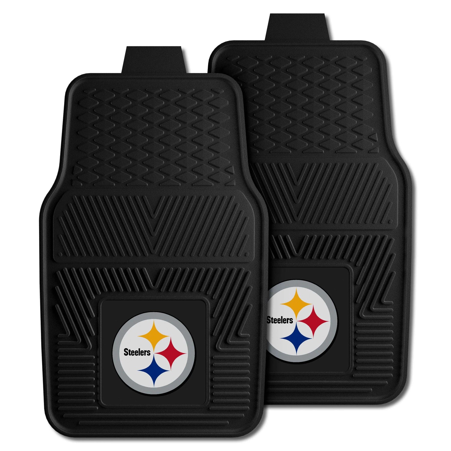 Fanmats Pittsburgh Steelers 2pc Vinyl Car Mat Set Fanmats
