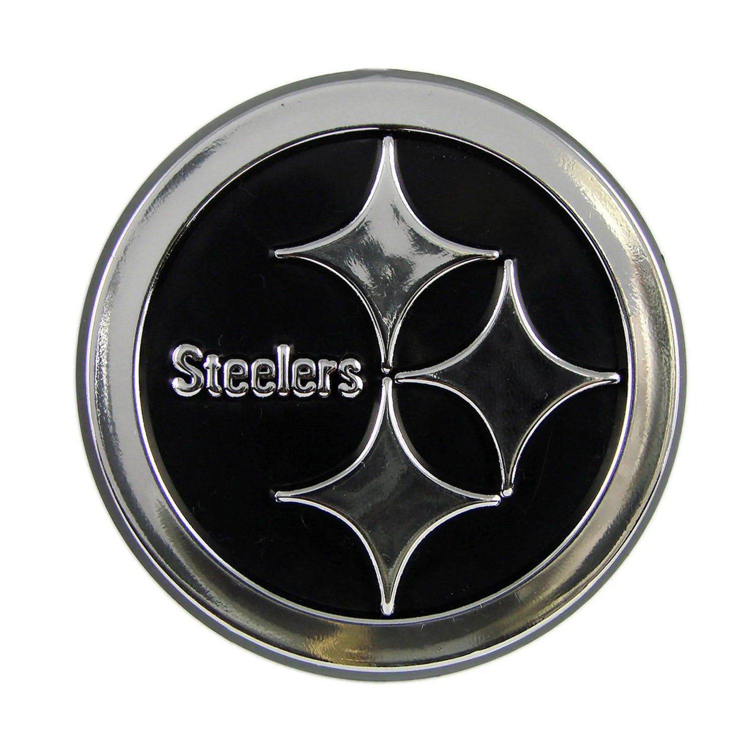 Fanmats Pittsburgh Steelers Molded Chrome Emblem Fanmats