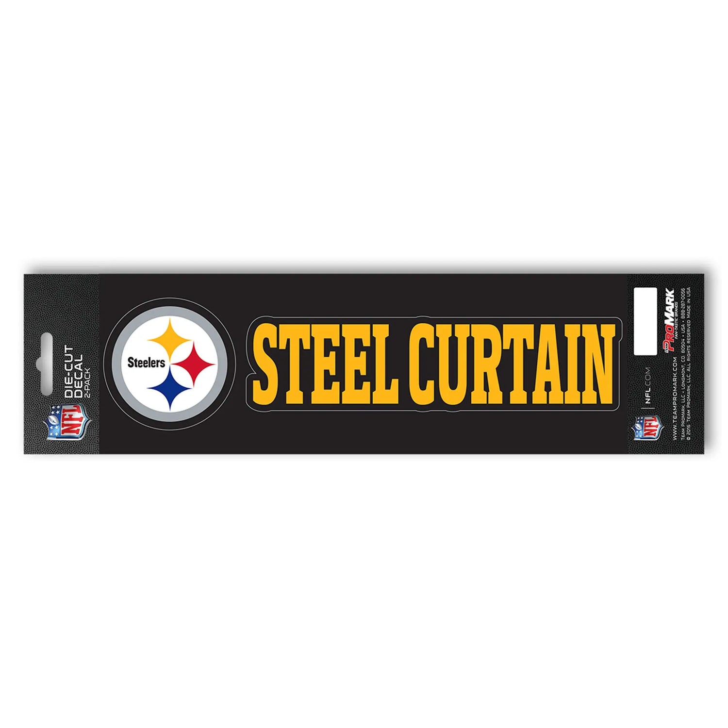 Fanmats Pittsburgh Steelers Team Slogan Decal Fanmats