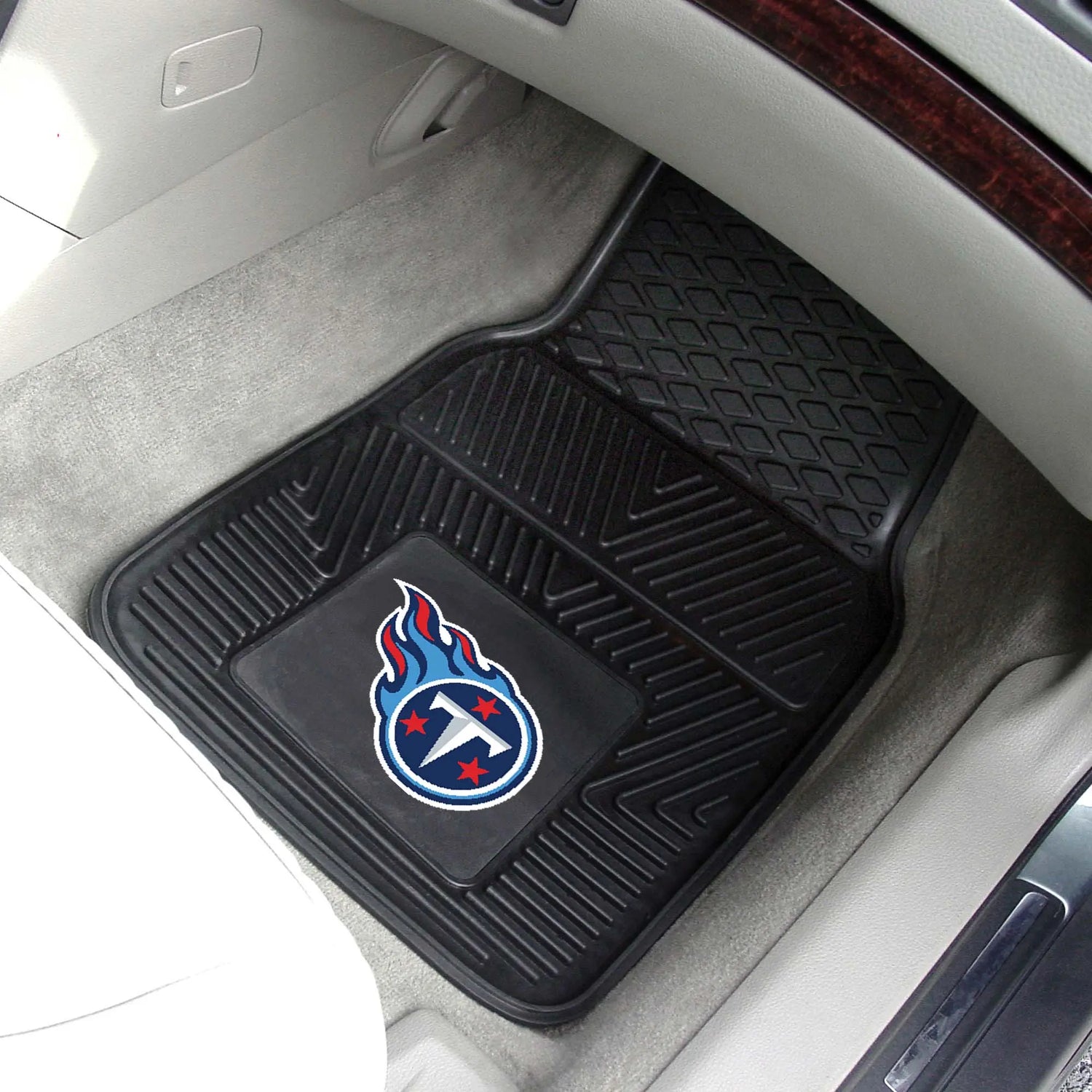 Fanmats Tennessee Titans 2pc Vinyl Car Mat Set Fanmats