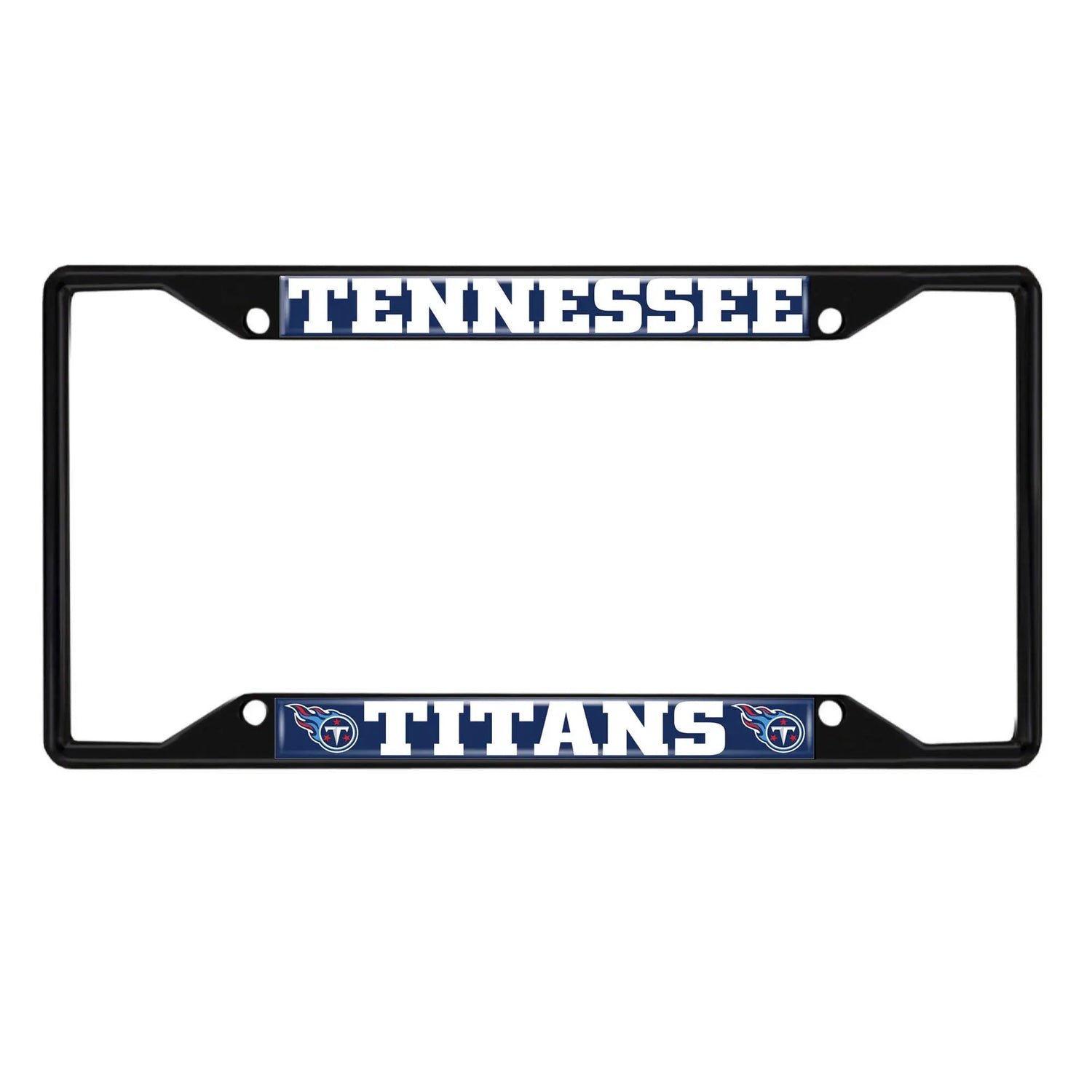 Fanmats Tennessee Titans License Plate Frame - Black Fanmats