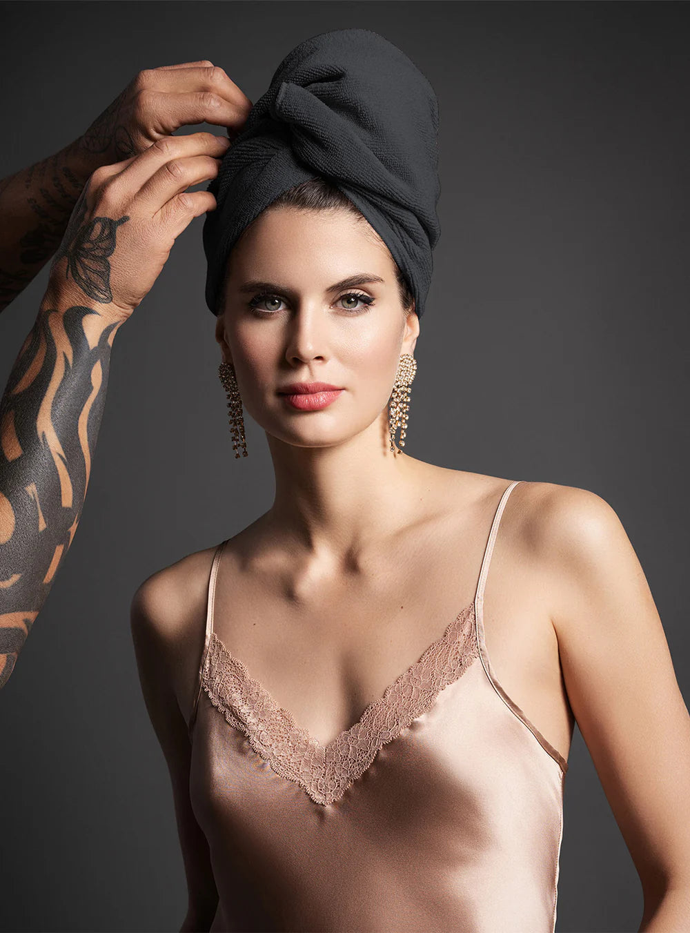 FROMM Microfiber Softees Towels - Black 10 Pack - PinkPro Beauty Supply