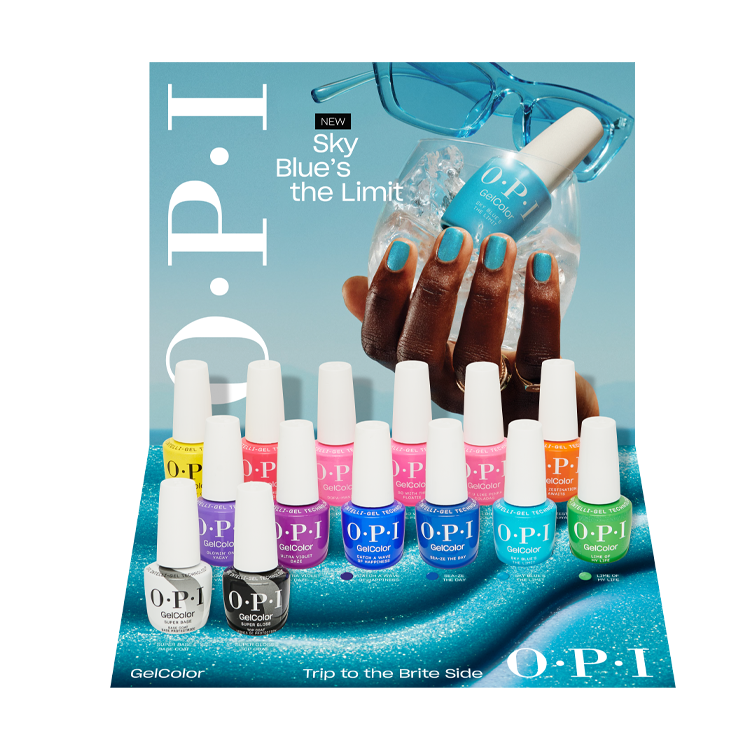 OPI Trio Trip to the Brite Side Collection - 14 Piece Display