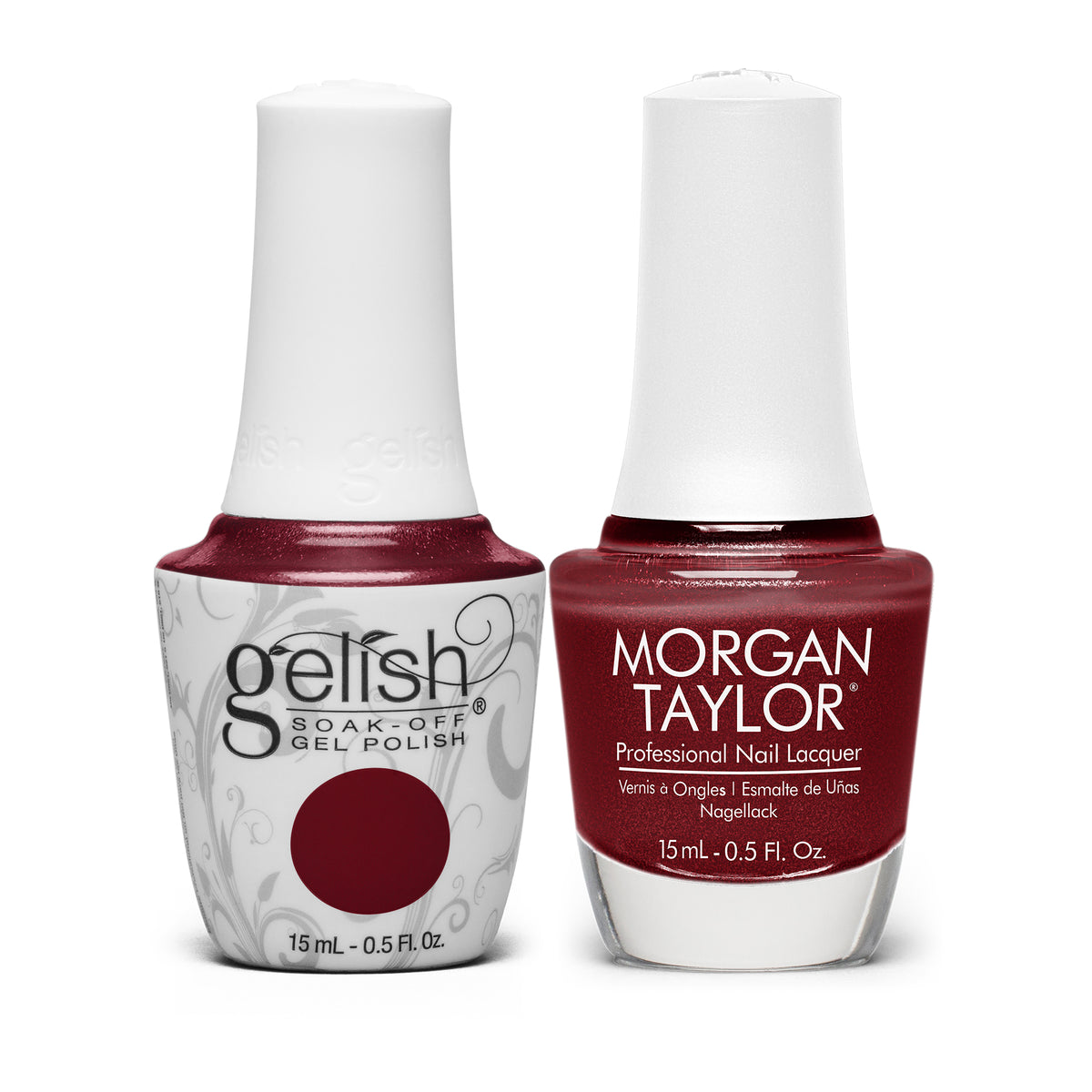 **PRE ORDER** Gelish Morgan Taylor Holiday 2026 Toast the Season Collection Duo - Pour it Up 0.5 oz.