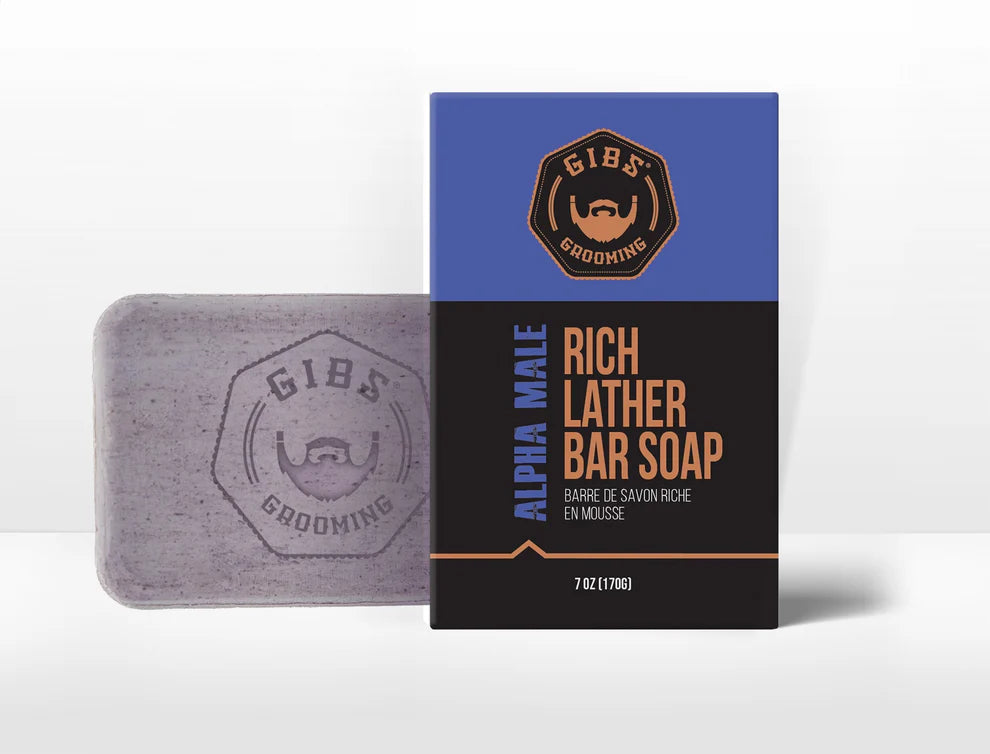 Gibs Alpha Male Bar Soap 7 oz. - PinkPro Beauty Supply