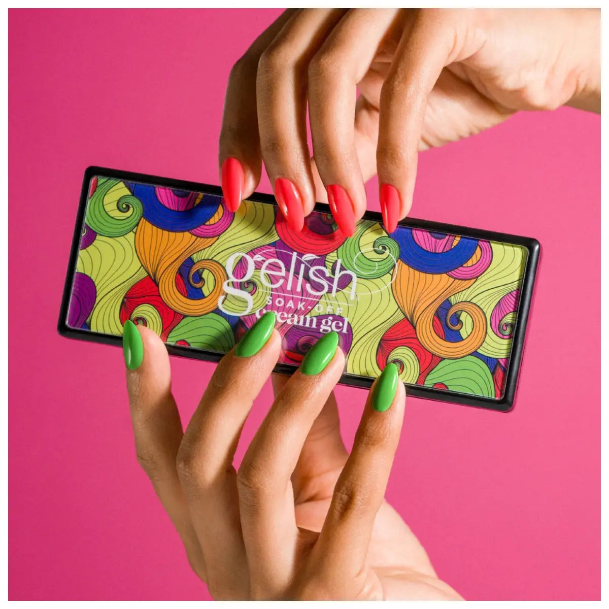 Gelish Cream Gel 6 Piece Palette - Neon & On & On Gelish & Morgan Taylor
