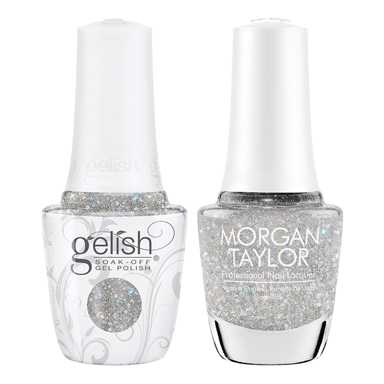 Gelish & Morgan Taylor Duo Floral Wonderland - Crystal Snowdrop .5 oz.