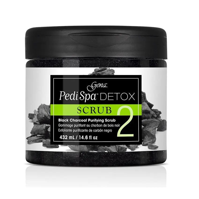 Gena Pedi Spa Detox Charcoal Scrub Gena