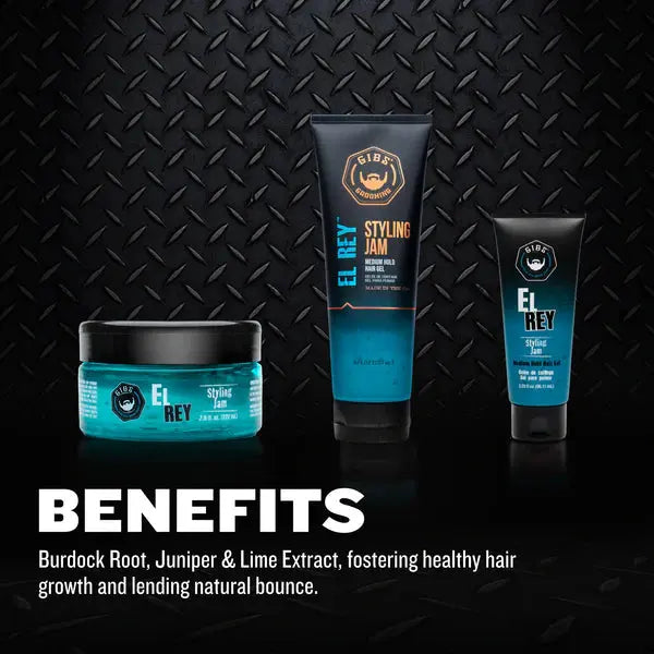 Gibs El Rey Styling Jam 3.25 oz. Travel Size Gibs Grooming