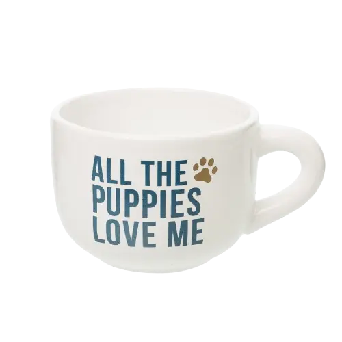 Gift Beach Mug - All The Puppies Love Me Gift