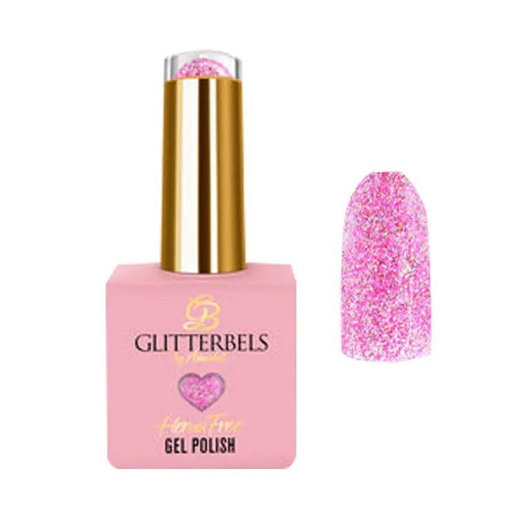 Glitterbels Gel Polish Hema Free Pout It Out 0.27 Fl Oz Glitterbels