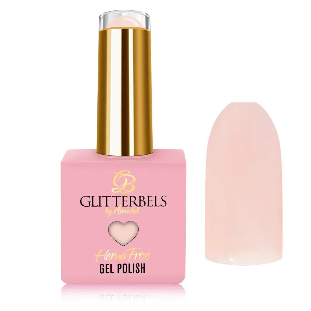 Glitterbels Gel Polish Hema Free - Sheer Delight 0.27 oz. Glitterbels