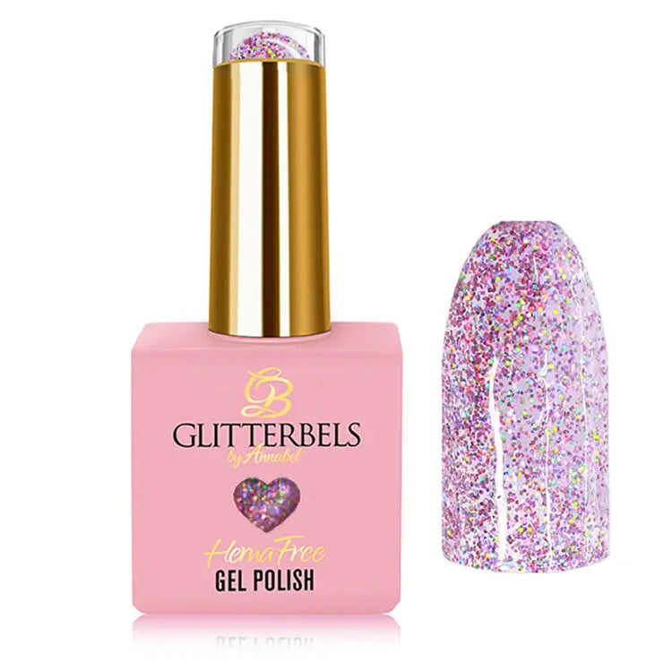 Glitterbels Hema Free Gel Polish Holo Gorgeous 0.27 fl oz Glitterbels