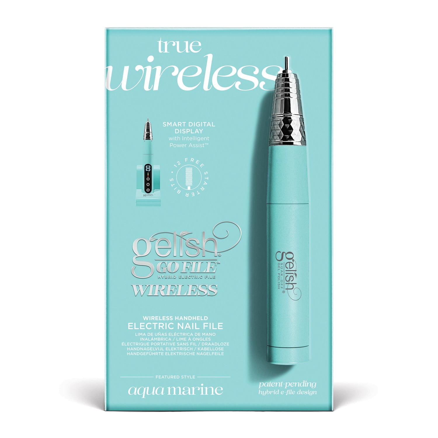 Gelish Go File Hybrid Cordless - Aqua Marine