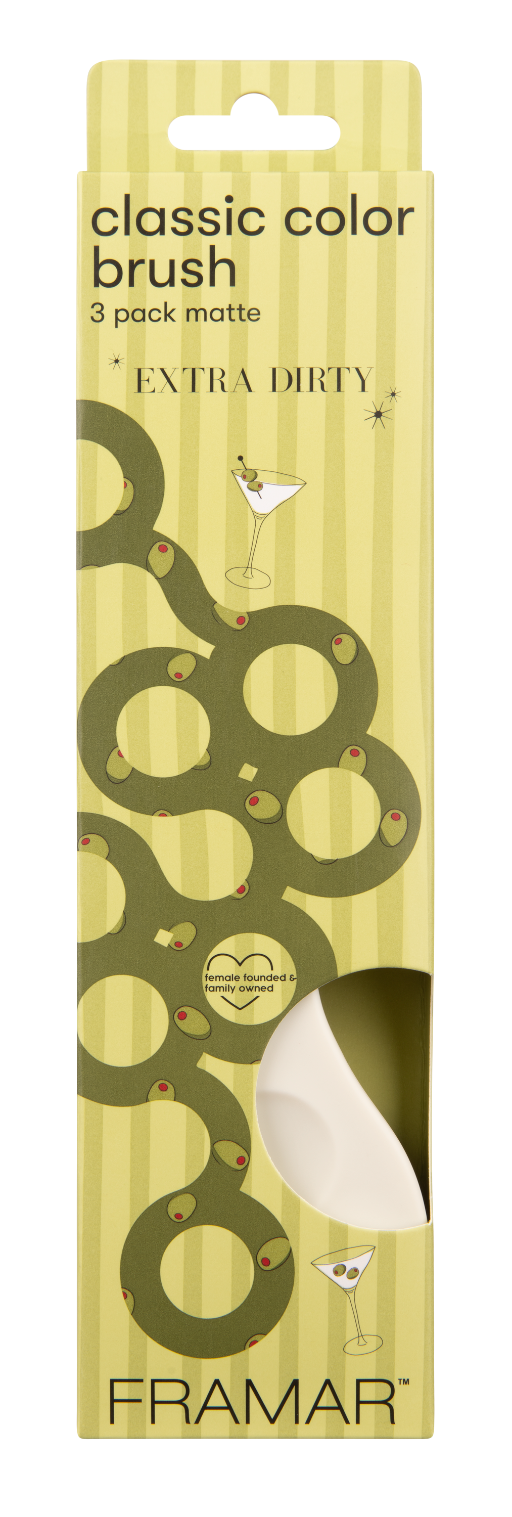 Framar Extra Dirty Classic Color Brush Set - 3 Pack