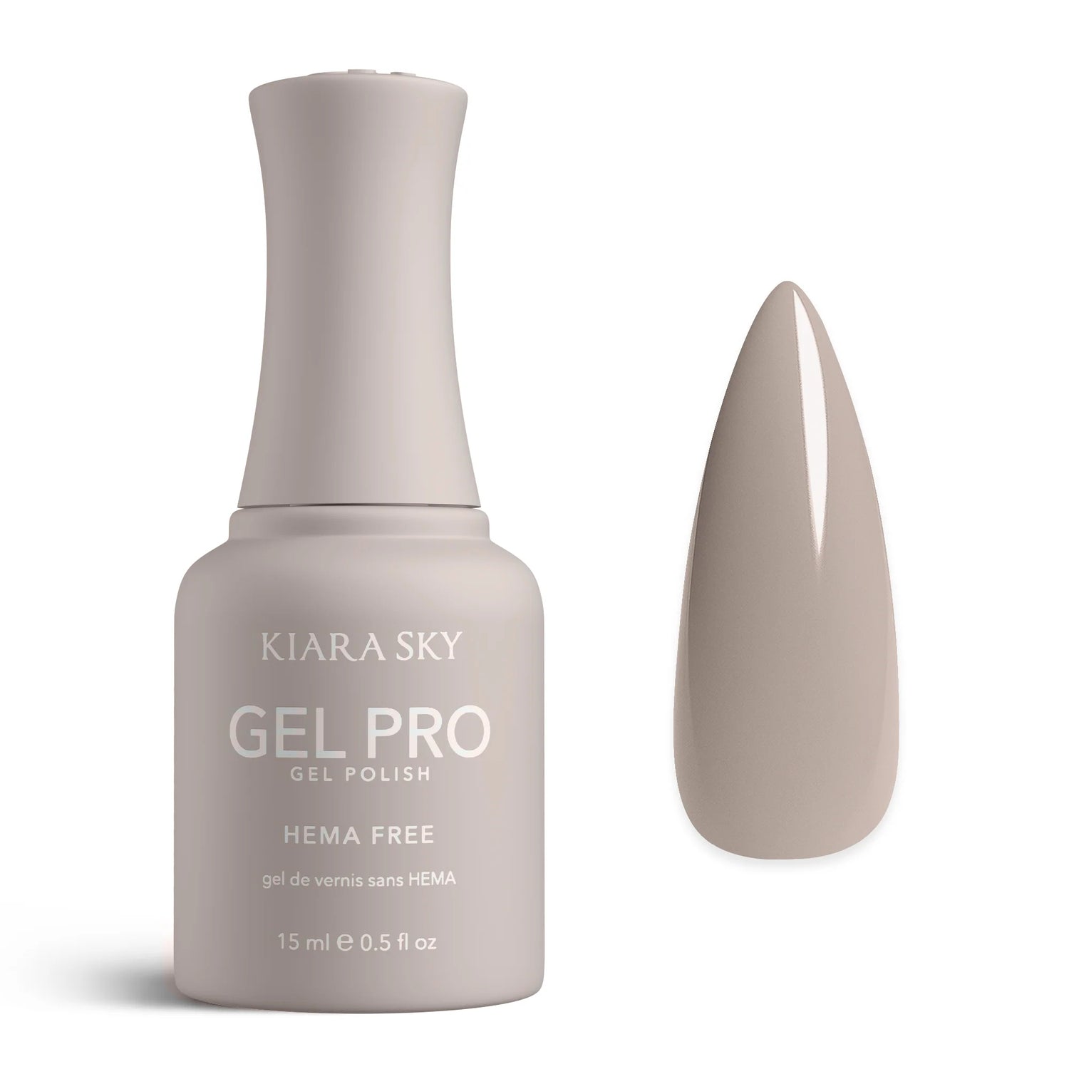 Kiara Sky Gel Pro Polish Hema Free - On Taupe of the World .5 oz.