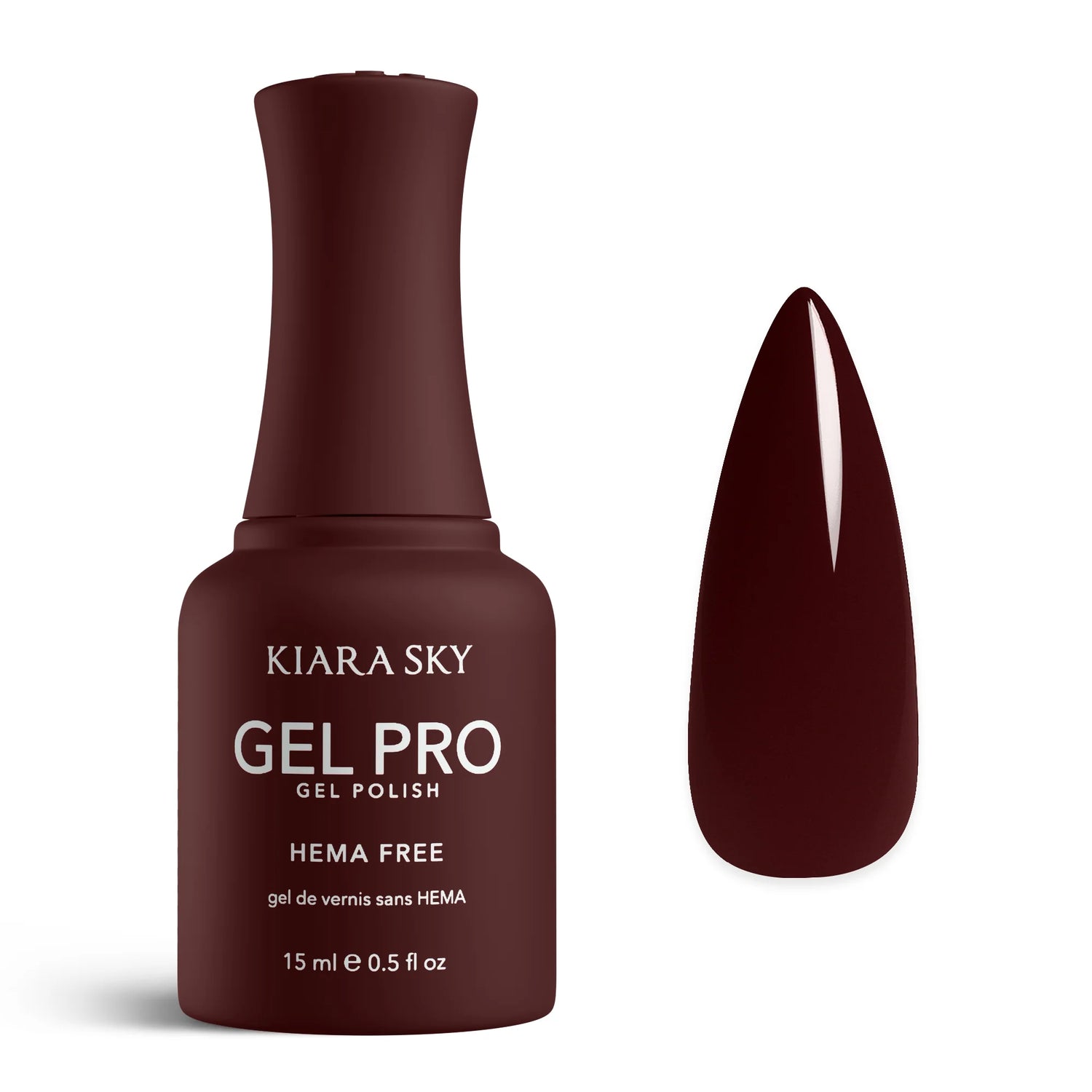 Kiara Sky Gel Pro Polish Hema Free – Wine and Only .5 oz.