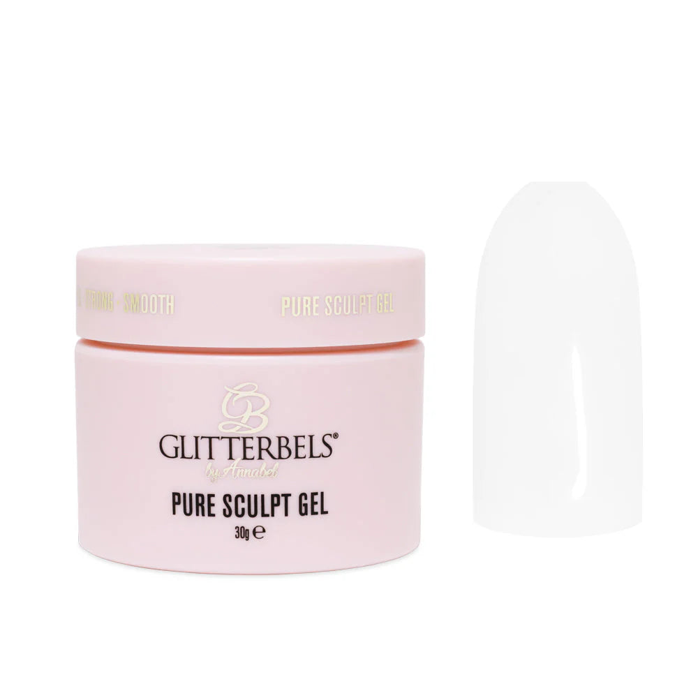 Glitterbels Hard Gel-Statue White 1.5 oz.