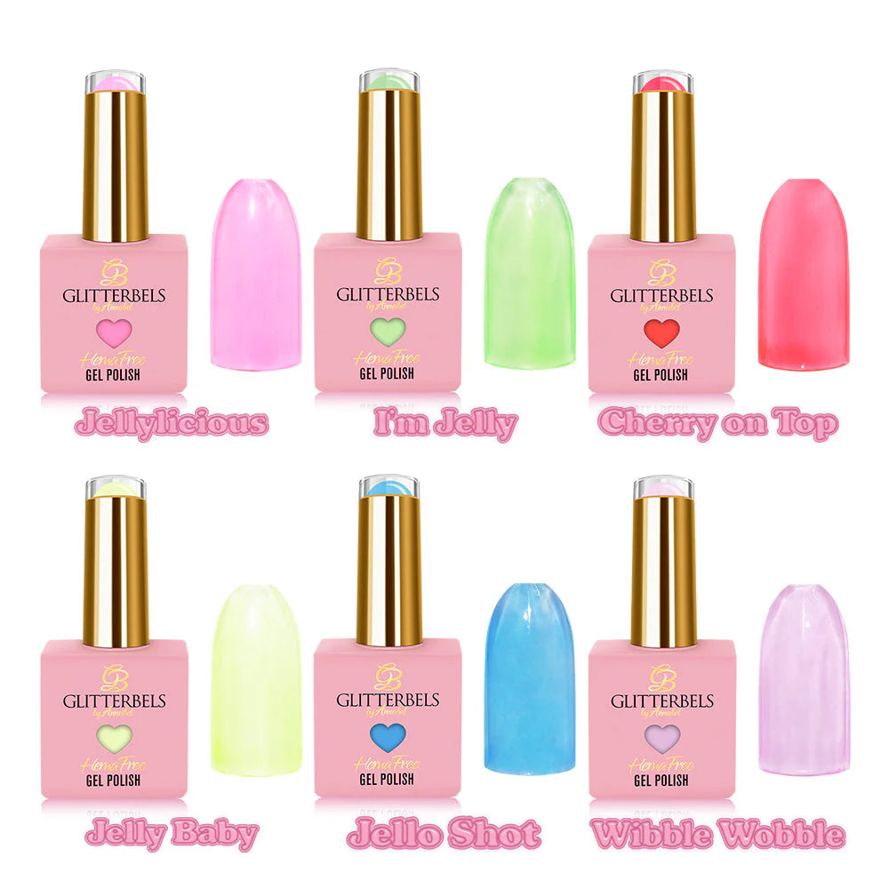 Glitterbels Hema Free Gel Polish - Jellylicious Set
