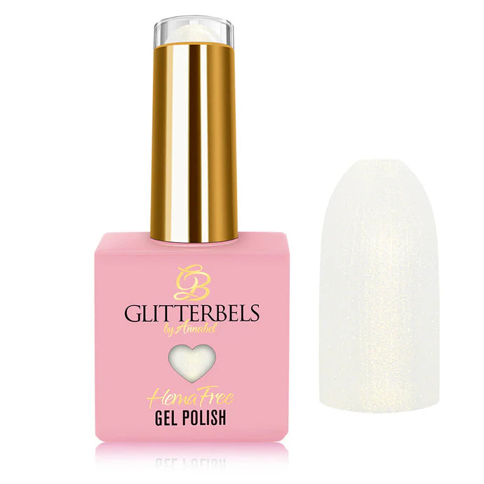 Glitterbels Hema Free Gel Polish – Ivory Pearl 0.27 oz.