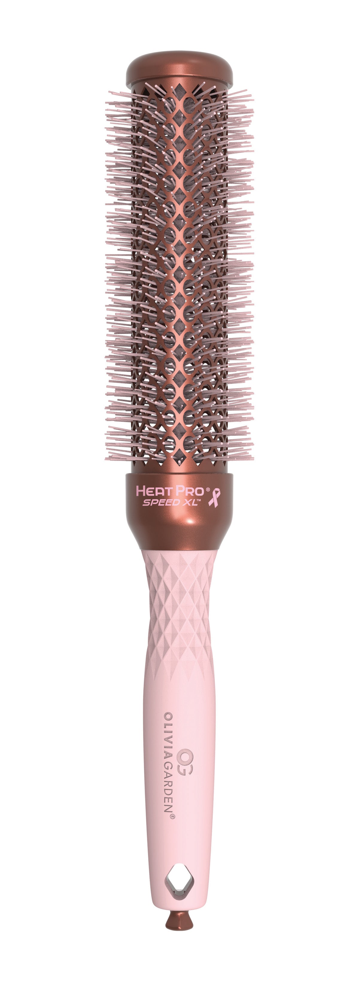 Olivia Garden Breast Cancer Awareness Heat Pro 1 1/4