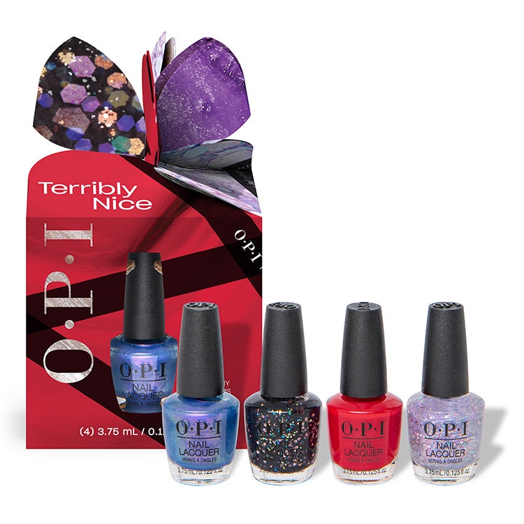 OPI Nail Lacquer Terribly Nice Collection 2023 4 Piece Mini Cracker