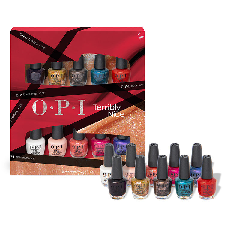 OPI Nail Lacquer Terribly Nice Collection 10 Piece Mini Pack Iconics
