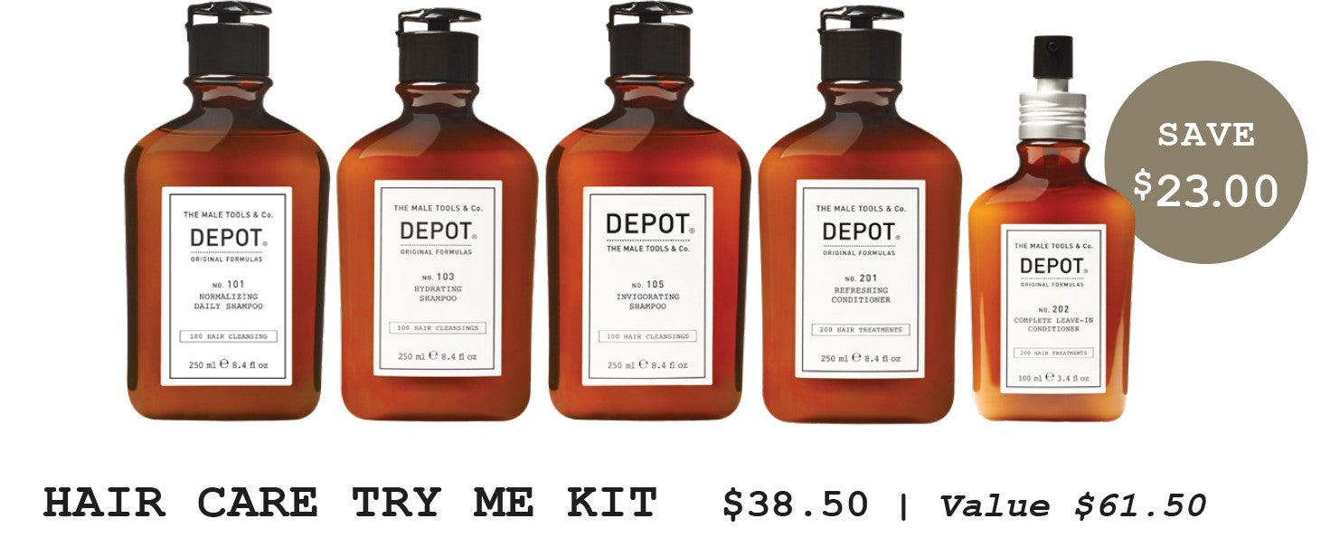 DEPOT Hair Care Try Me Kit