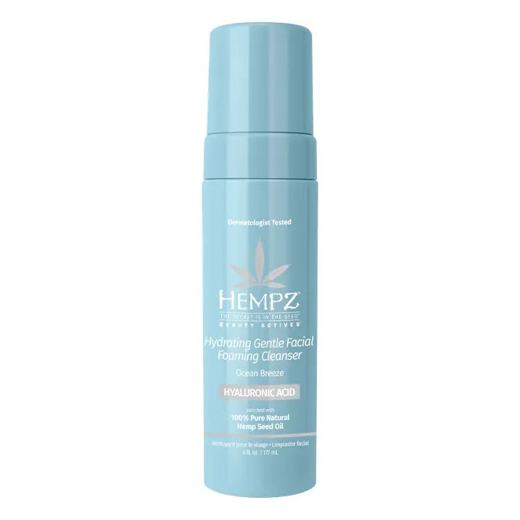 Hempz Ocean Breeze Gentle Facial Foam 6 oz. Hempz