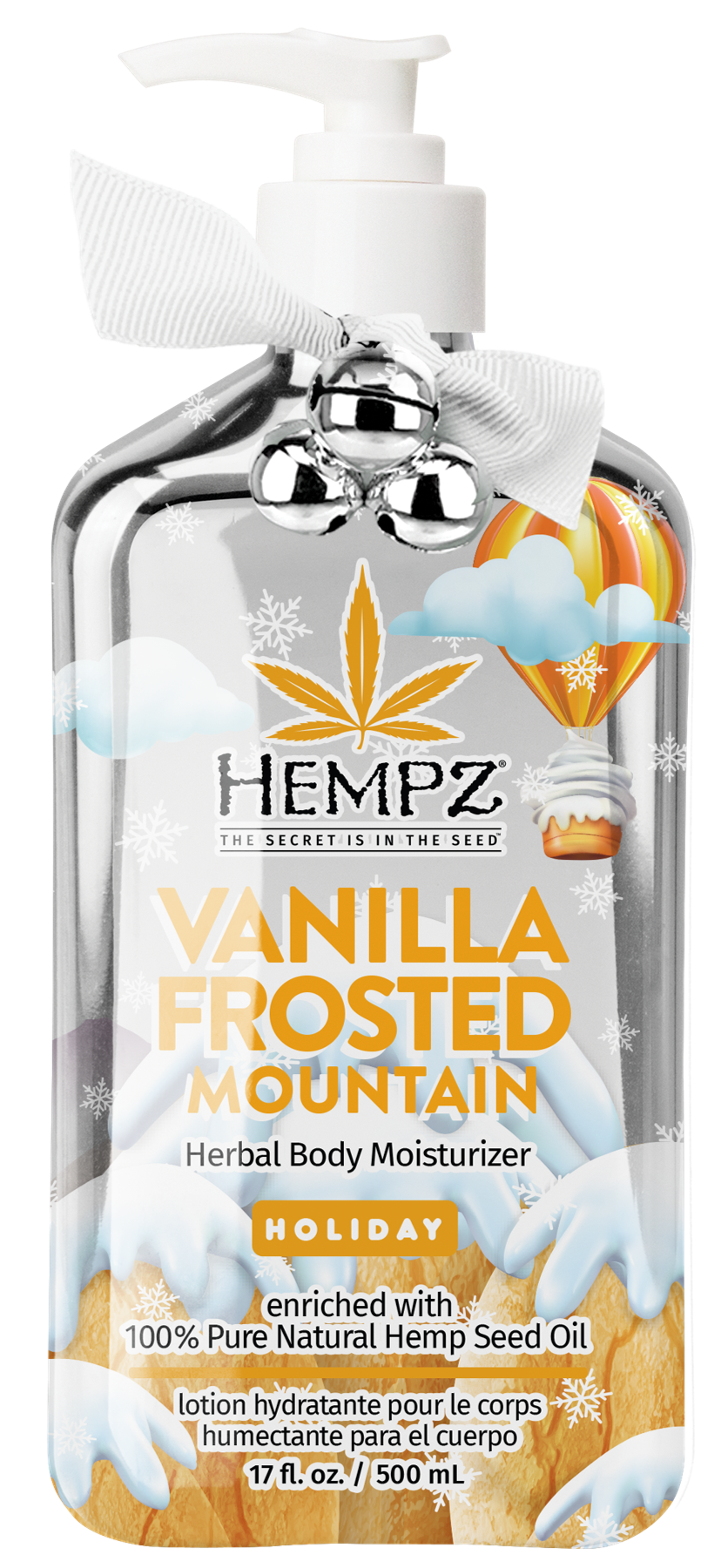 Hempz Limited Edition Vanilla Frost Mountain Body Moisturizer 17oz