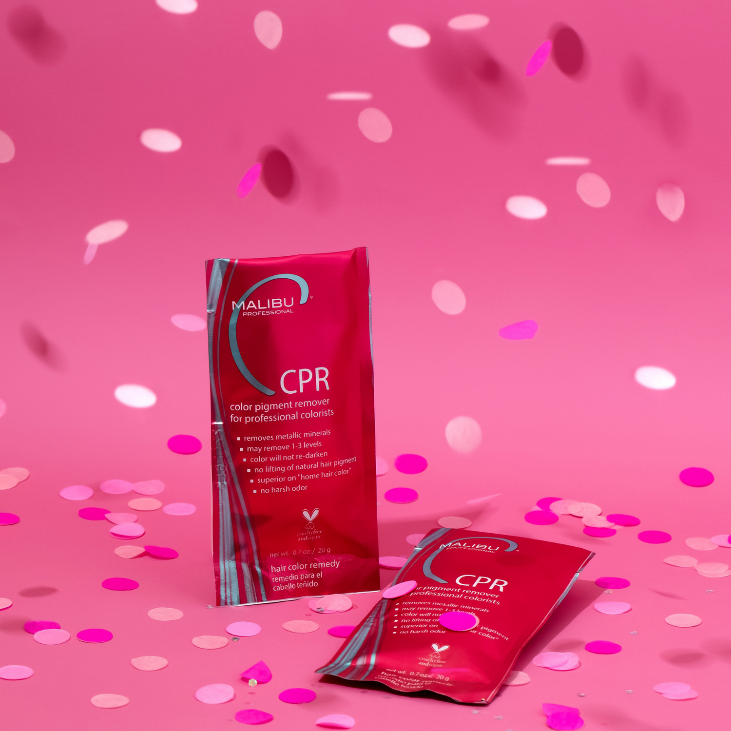 Malibu C CPR Color Pigment Remover packets 6 Pack