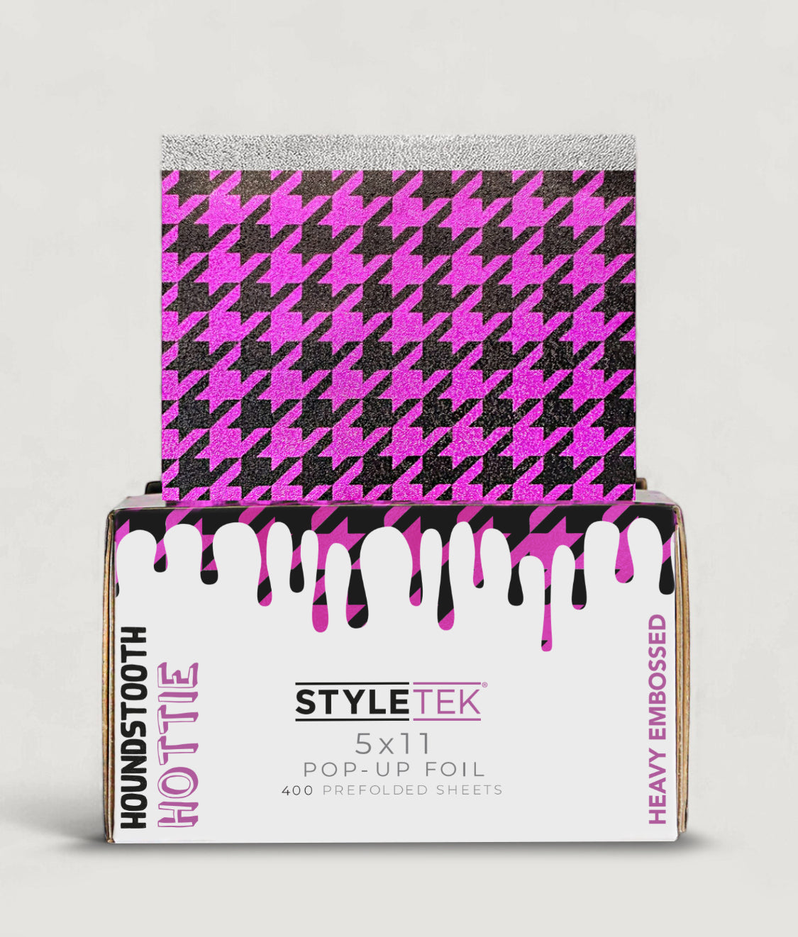 Styletek HoundsTooth Hottie Pop Up Foil - 400 Count