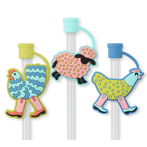 Swig Life Straw Topper Set - Funky Chicken - PinkPro Beauty Supply