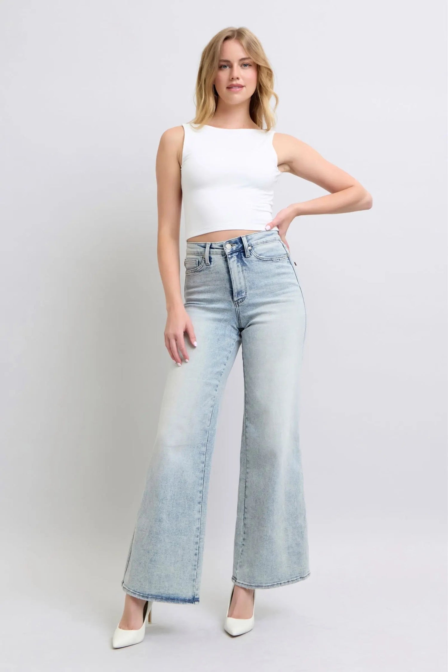 Judy Blue Magic Criss-Cross Dad Jean Judy Blue