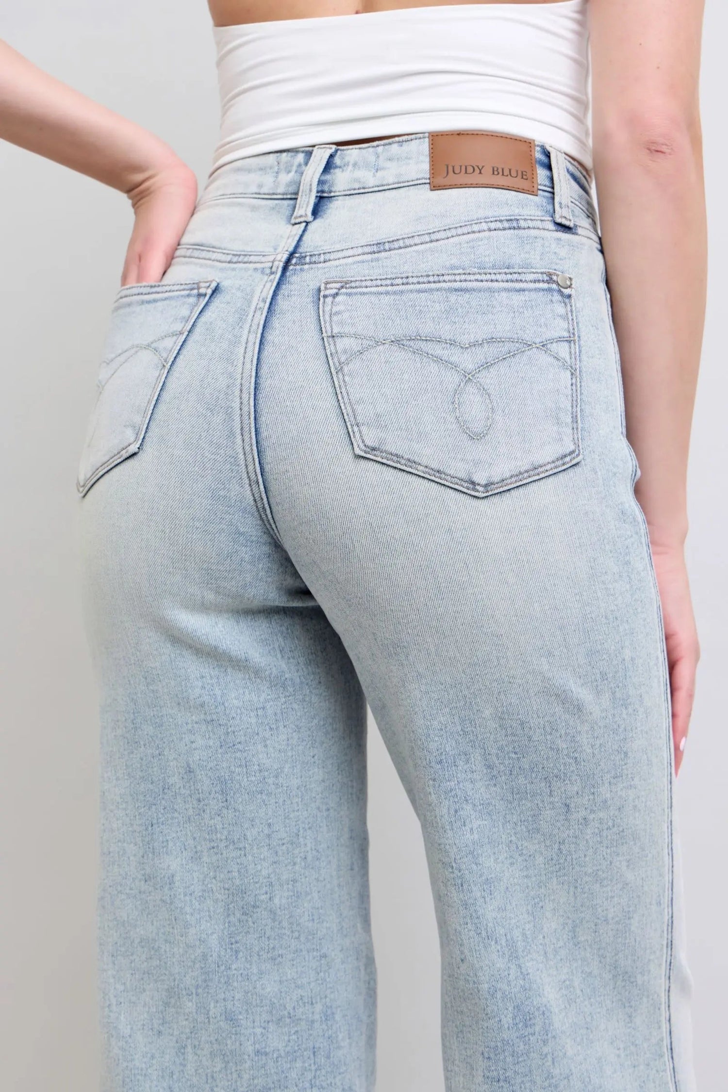 Judy Blue Magic Criss-Cross Dad Jean Judy Blue