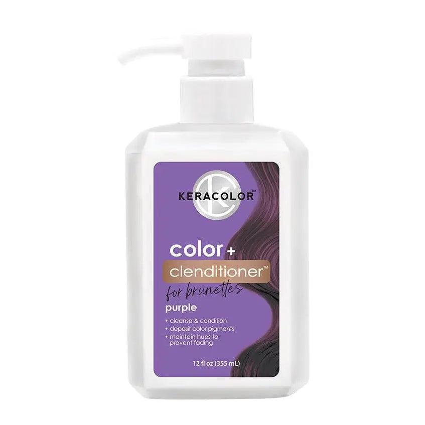 Keracolor Color + Clenditioner For Brunettes Purple 12 oz. Keracolor