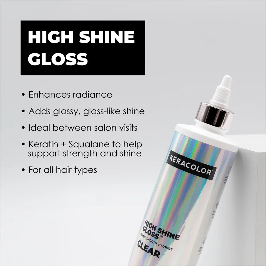 Keracolor High Shine Gloss-Clear 8oz