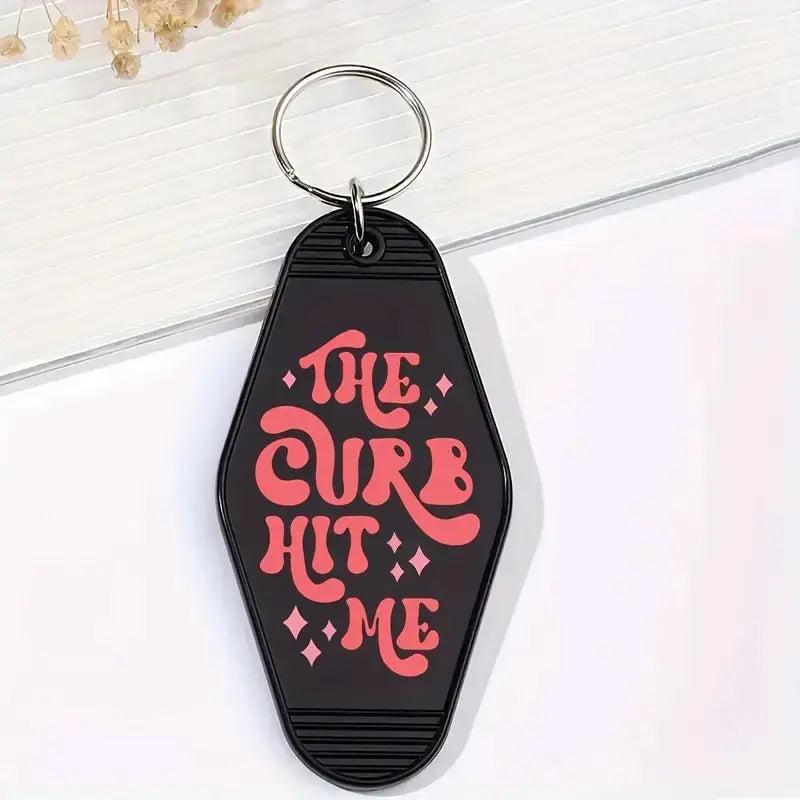 Keychain - Motel The Curb Hit Me PinkPro Beauty Supply